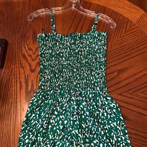 Fab’rik Smock Bodice Animal Print Jumsuit-NWT